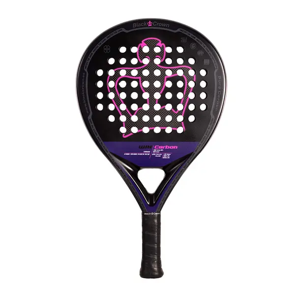 Black Crown Win Carbon 2025 - Black Crown padel racket for versatile players