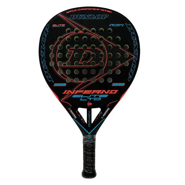 Dunlop Inferno Elite Lt G1 Hl Orange Blue - Dunlop padel racket for versatile players