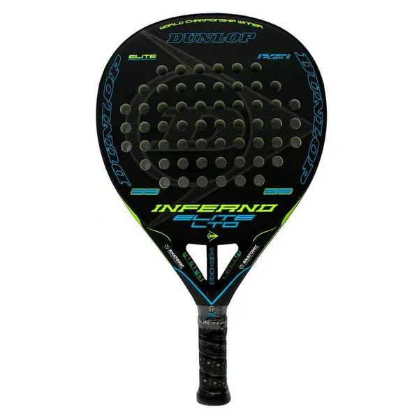 Dunlop Inferno Elite LTD Yellow Blue - Dunlop padel racket for versatile players