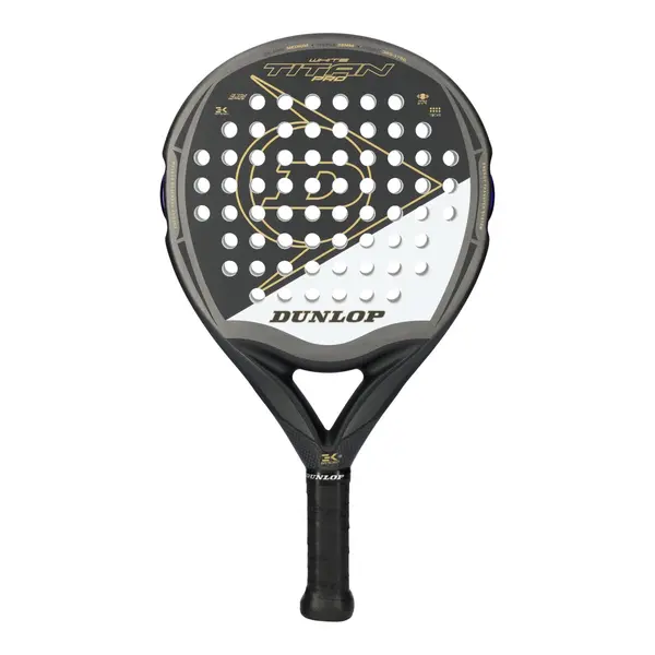 Dunlop Titan PRO White 2024 - Dunlop padel racket for versatile players