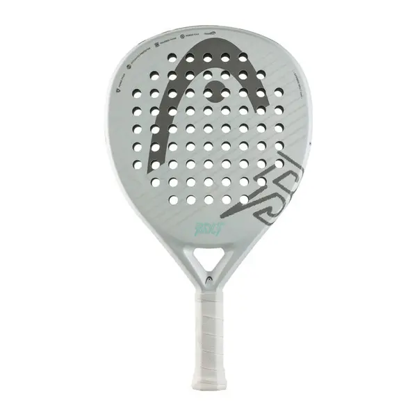 Head Bolt White/grey 2026 - Head padel racket for power players