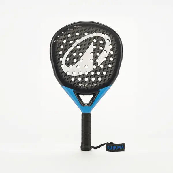 Kuikma Pr Power Light - Black/blue - KUIKMA padel racket for power players