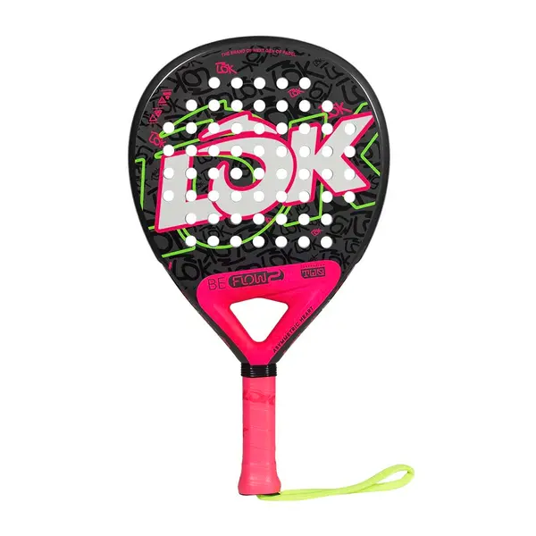 Lok Be Flow 2 Pink 2026 - Lok padel racket for control players