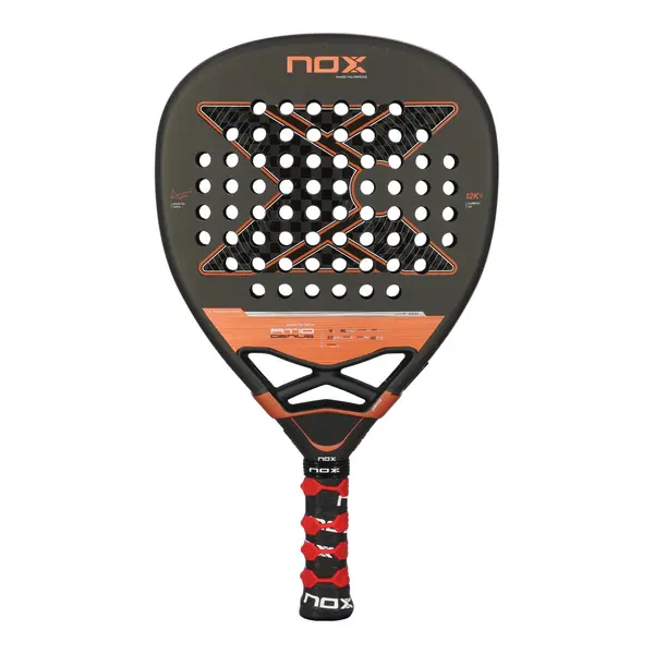 Nox At10 Genius Attack 12k by Agustin Tapia 2025 - Nox padel racket for power players