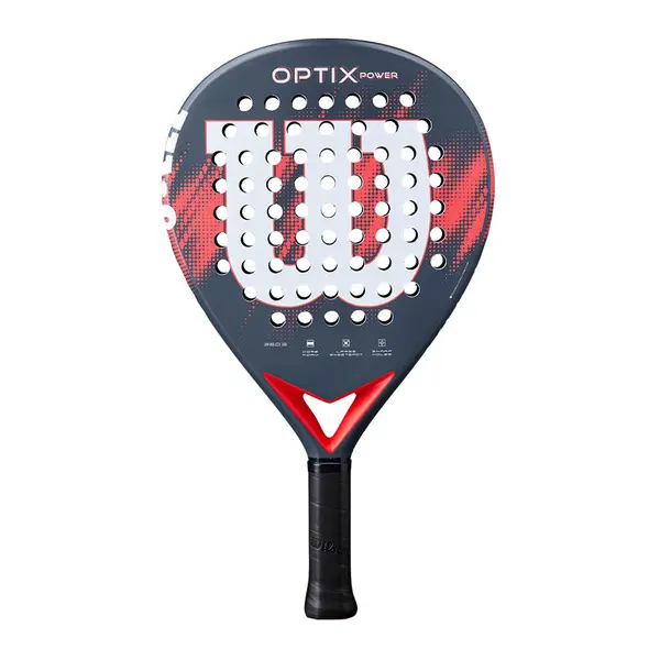 Wilson Optix V2 Power Red 2026 - Wilson padel racket for control players